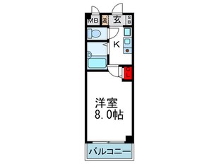 Ｋ緑地の物件間取画像